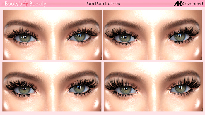 SALE!! 40% off *Booty's Beauty* [AK Advanced] Pom Pom Lashes