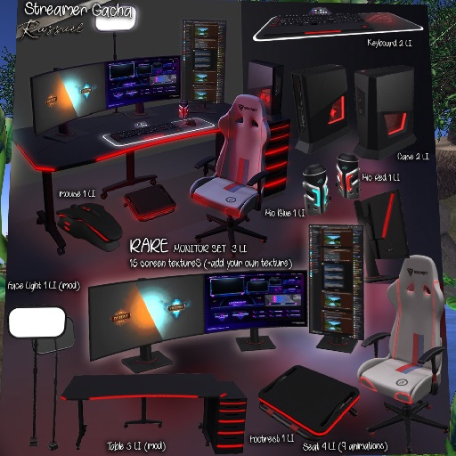 Rassuel- Streamer Gacha - Microphone  Blue