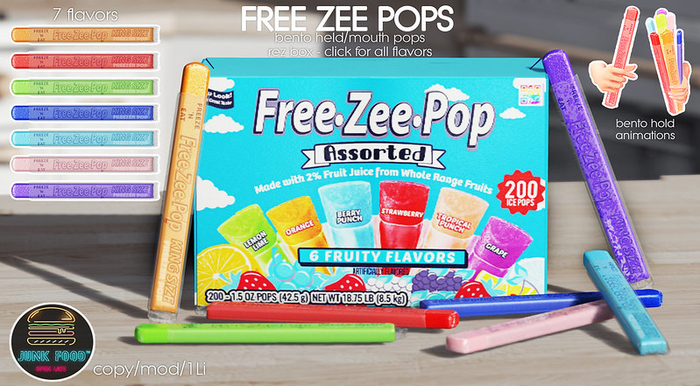 Junk Food - Free Zee Pops