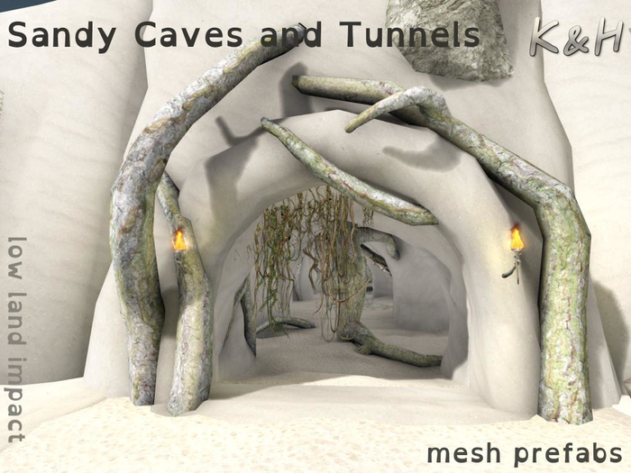 Sandy Caves and Tunnels