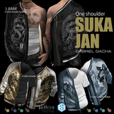 9.::GB::One shoulder Sukajan / B_Pink //Signature.Belleza