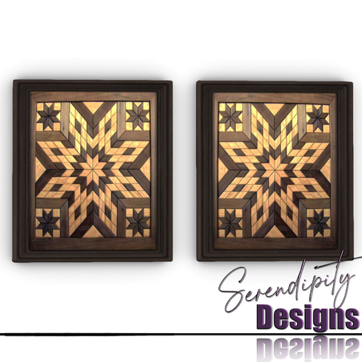 Serendipity Designs - Hidalgo LR - Wood Quilt Panels 