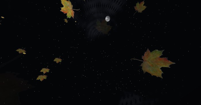 falling leaves