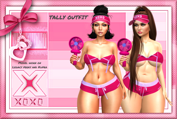 XOXO - TALLY OUTFIT PINK / LILAC