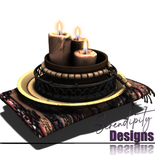 Serendipity Designs - Hidalgo LR - Candle Tray