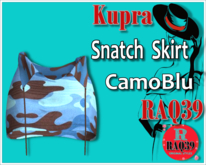 [R39] Kupra Snatch Skirt CamoBlu