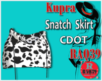 [R39] Kupra Snatch Skirt CDOT