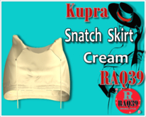 [R39] Kupra Snatch Skirt Cream