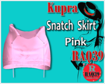 [R39] Kupra Snatch Skirt Pink