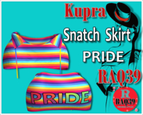 [R39] Kupra Snatch Skirt PRIDE