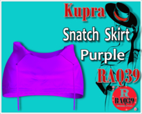 [R39] Kupra Snatch Skirt Purple