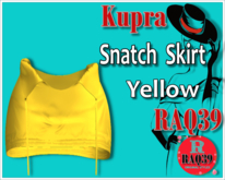 [R39] Kupra Snatch Skirt Yellow