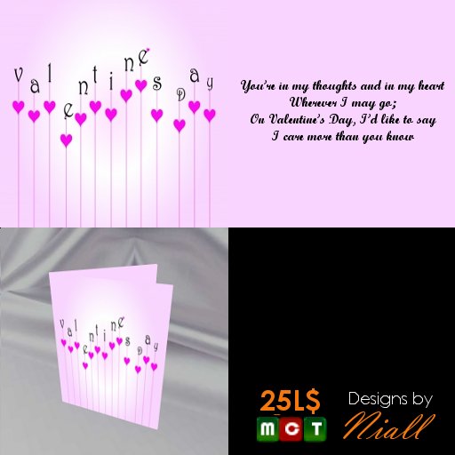 Hearts Valentine Card