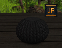 BLACK NEST / Hehku Rattan Pouffe