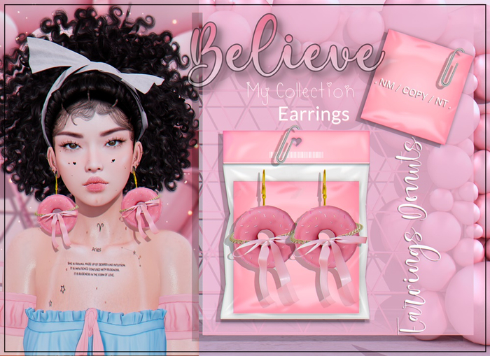 :: Believe ::Earrings Donuts ::..