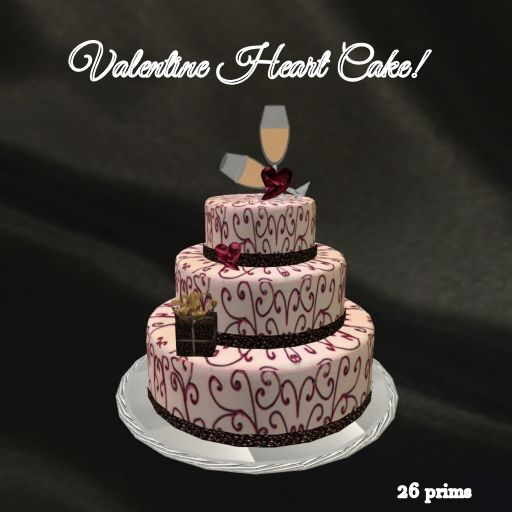 Valentine Heart Cake 