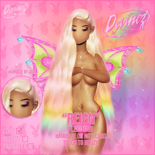 DEVINEZ - " REIGN HAIR "  DEMO ADD TO UNPACK