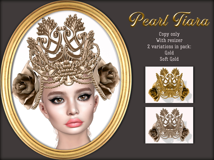 Boudoir Pearl Tiara