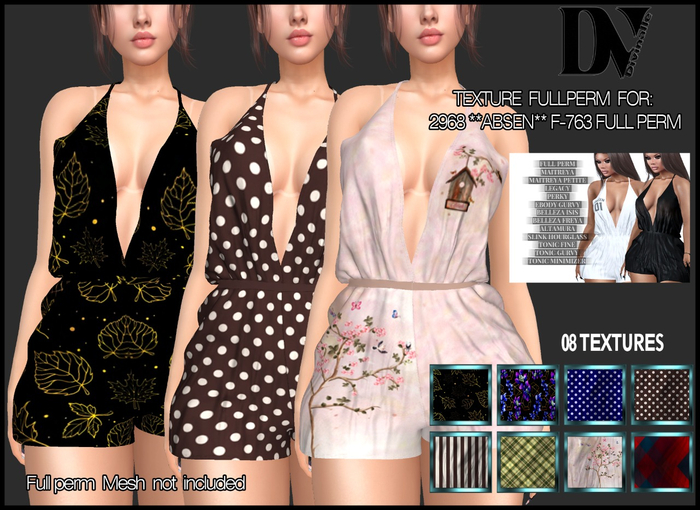 DV- 2968  ABSEN  F-763 FULL PERM - TEXTURE