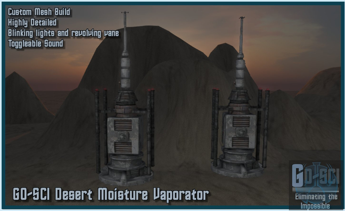 GO-SCI Desert Moisture Vaporator,1.0,packaged