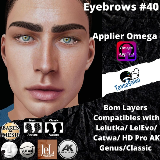#TS# Eyebrows #40 BOM - Lel Evo/Catwa HD Pro/ Classic