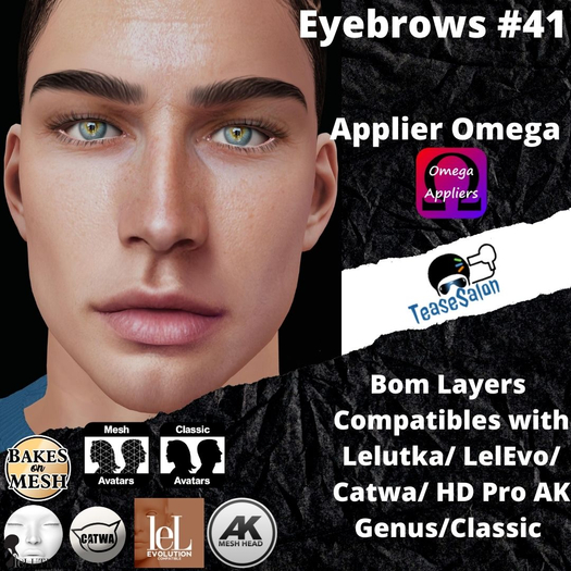 #TS#  Eyebrows #41 BOM - Lel Evo/Catwa HD Pro/ Classic