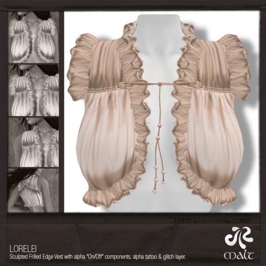 .:MALT:. Lorelei Vest - Sandy