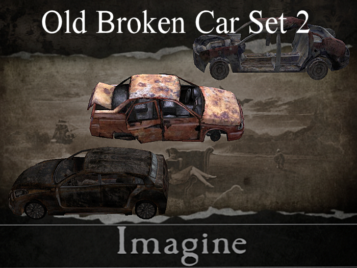 I: Old Broken Car Set 2