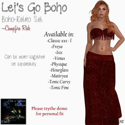 CnK - Let's Go - Boho/Retro: Campfire Reds  (Boxed)