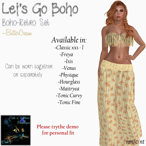 CnK - Let's Go - Boho/Retro: ButterCream  (Boxed)