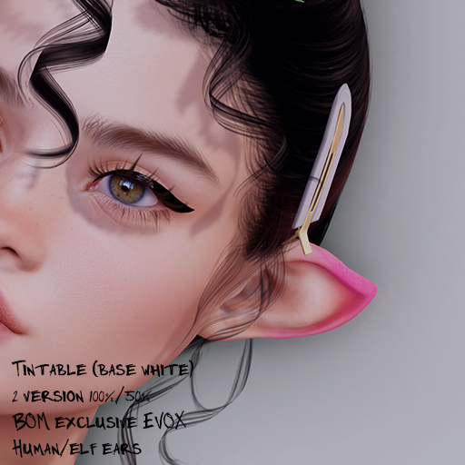 PC// Ears /paint LEL evox (tintable)