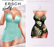 ERSCH - Hearty dress pat -blacktropic-