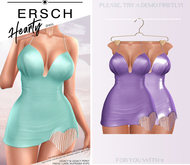 ERSCH - Hearty dress solid -violet-