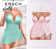 ERSCH - Hearty dress solid -pink-