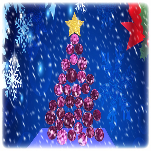 Hot Pink Glitter Ball Tree