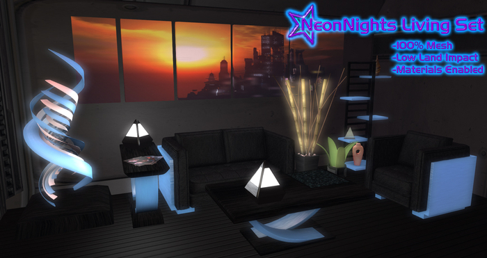 *SQ* NeonNights Living Set