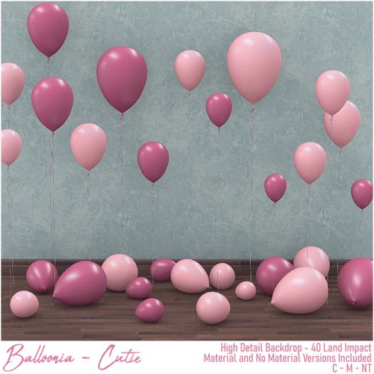 [piXit] Balloonia Backdrop - Cutie