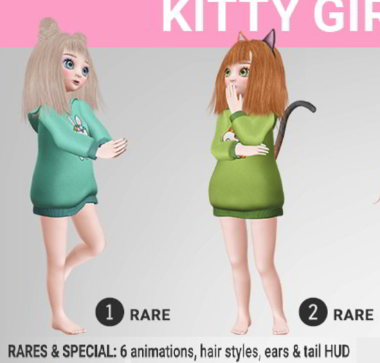 SEmotion Libellune Kitty Girl Animesh #2 RARE