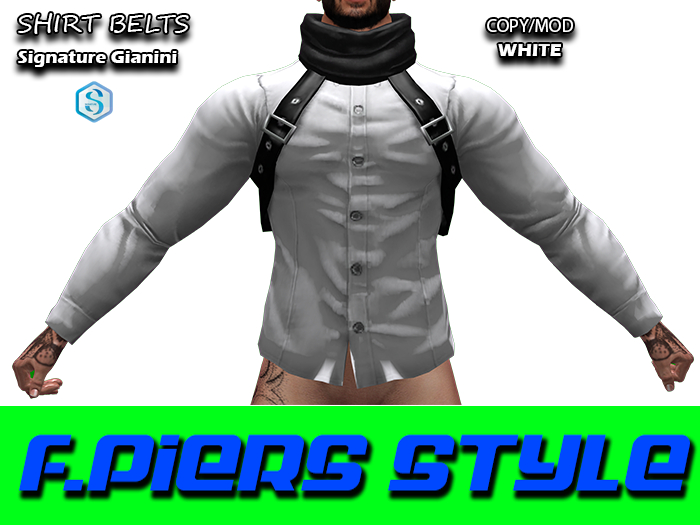 ~Shirt Belt White~FTP Styles