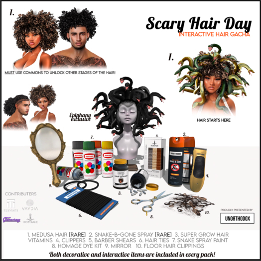 6. Unorthodox Hair Ties [Common]