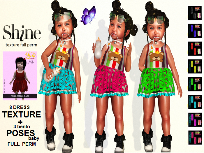 AJ   SHINE -MILA~ToddleeDoo - Baby _TEXTURE FULL PERM
