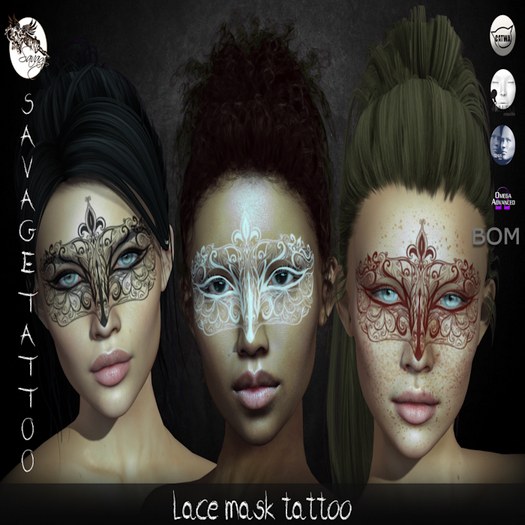 Savage - Lace Mask Kami - Add.