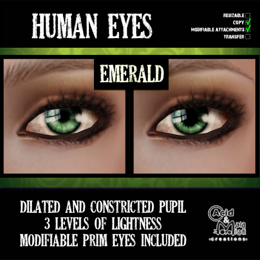 .:A&M:. Human Eyes - Emerald