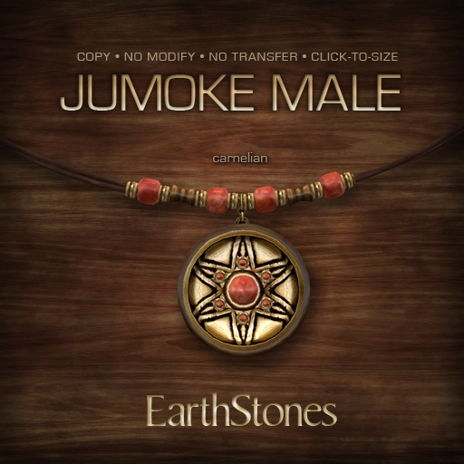 EarthStones Jumoke Male - Carnelian (BOX)