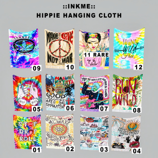 ::InkMe:: Hippie Hanging Cloth *Full Set*