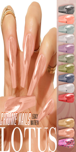 LOTUS. Chrome Nails 09 BOX