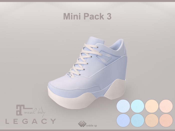 Cuddle Up - Luna Wedge Sneakers [Mini Pack 3]