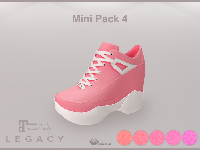 Cuddle Up - Luna Wedge Sneakers [Mini Pack 4]