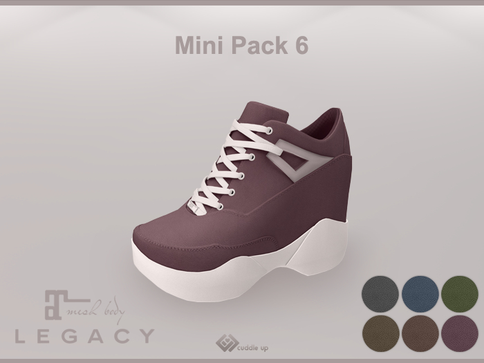 Cuddle Up - Luna Wedge Sneakers [Mini Pack 6]