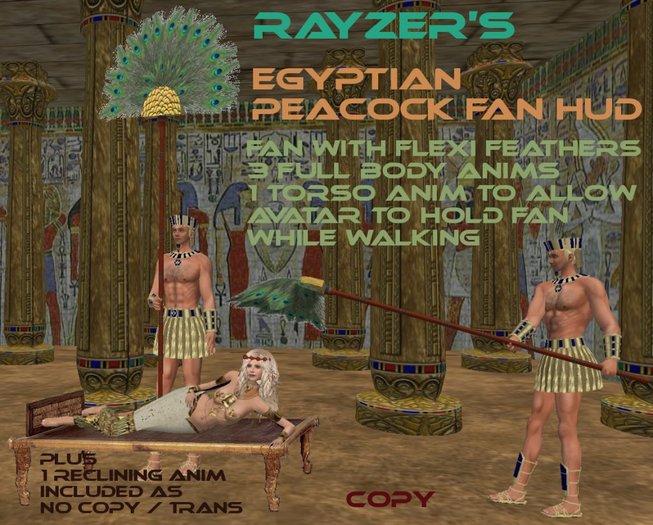 Rayzer's Egyptian Fan Hud Boxed